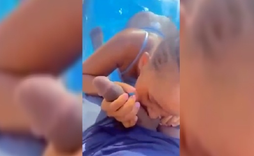 PORN Sylvia Nwima Recorded Giving Blow Job From Pool