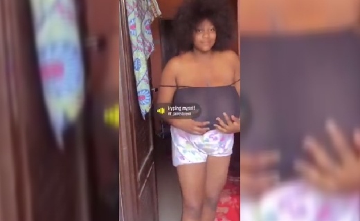 Heavy Chested Nigerian Babe