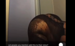 Lady Shaking Her Fat Ass On Snapchat