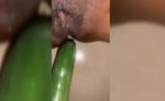 Using Cucumber To Squirt In Leak Video