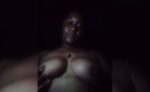Squeezing Her Small Boobs